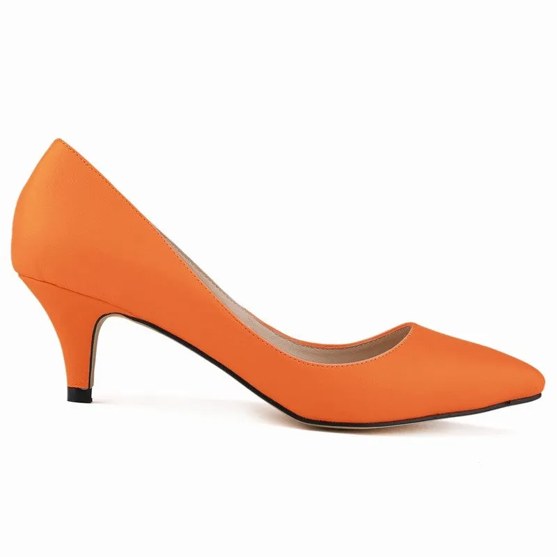 Middle Stiletto Heel Matte Shallow Women's Shoes