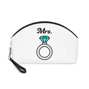 Mrs. Wedding Ring-Makeup Bag