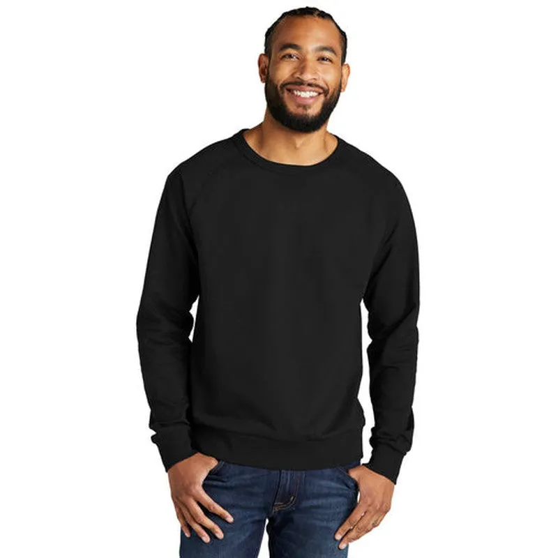 NEW SEI Allmade Unisex Organic French Terry Crewneck Sweatshirt - BLACK