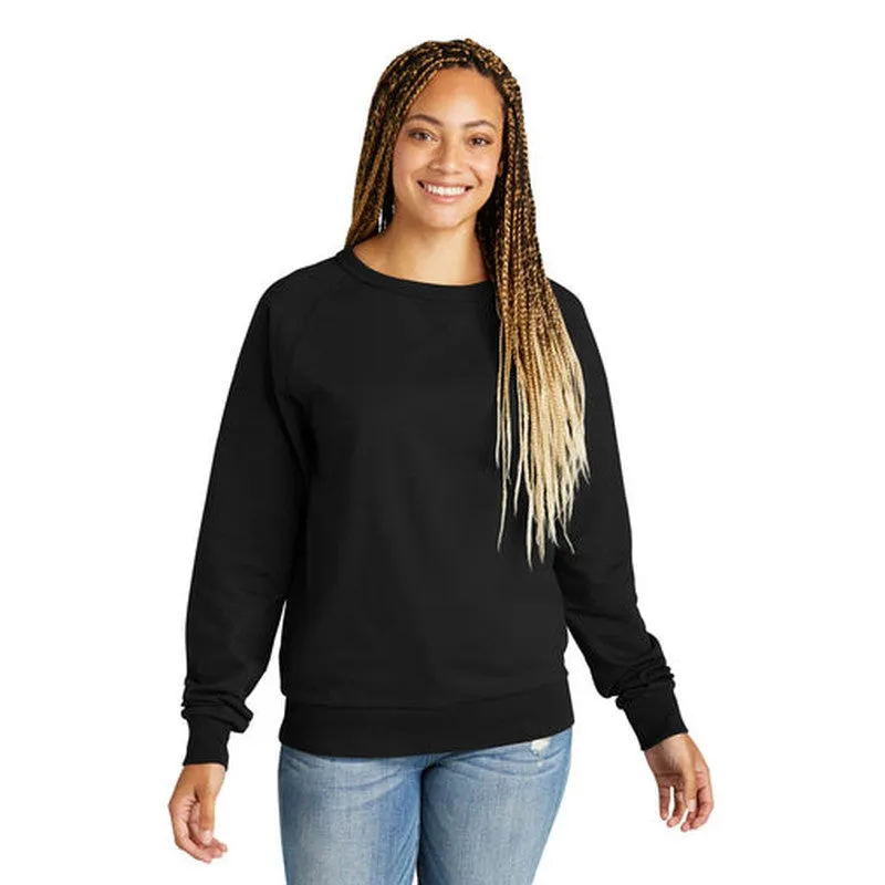 NEW SEI Allmade Unisex Organic French Terry Crewneck Sweatshirt - BLACK