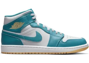 Nike Air Jordan 1 Mid Acquatone Celestial Gold