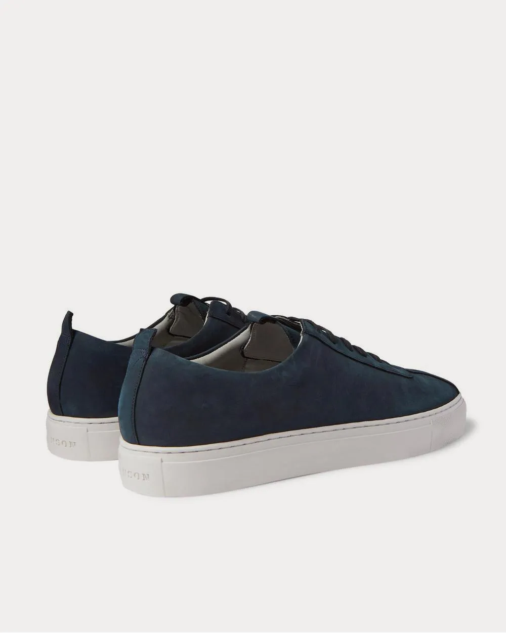Nubuck  Navy low top sneakers
