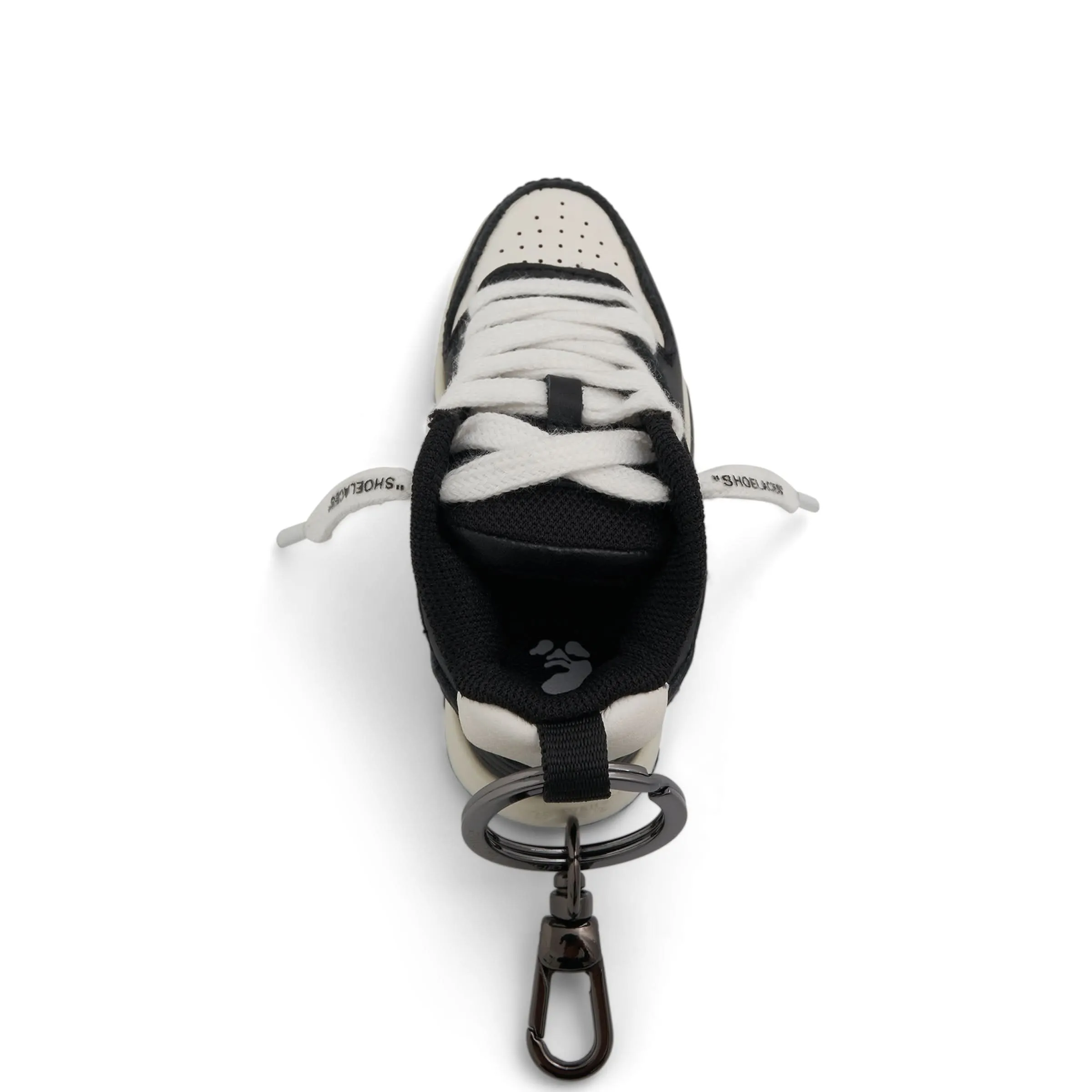 OOO Key Chain in White/Black