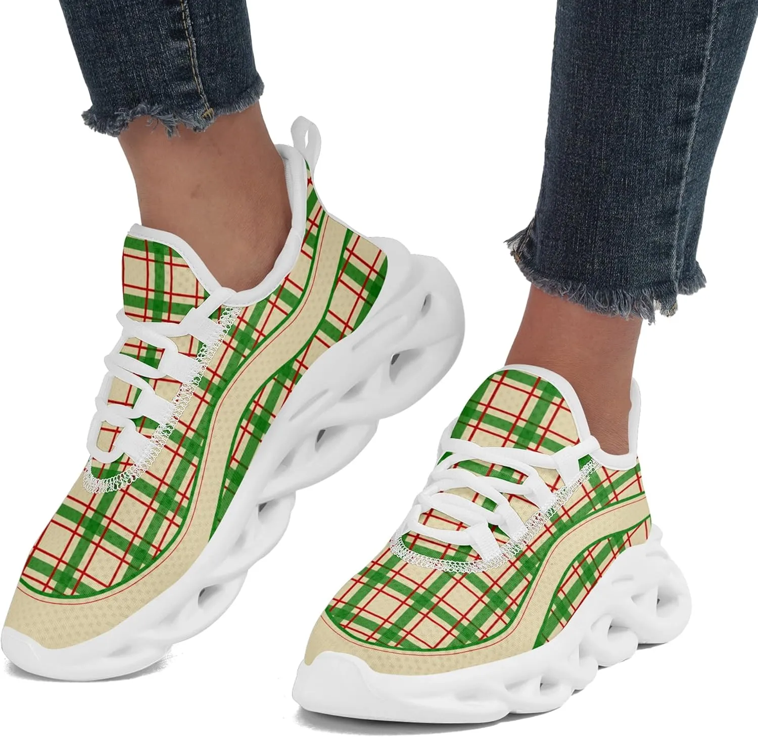 Personalized Men's Running Shoes, Customizable Non-Slip Gym Sneakers for Women Workouts Walking Tennis Daily Use