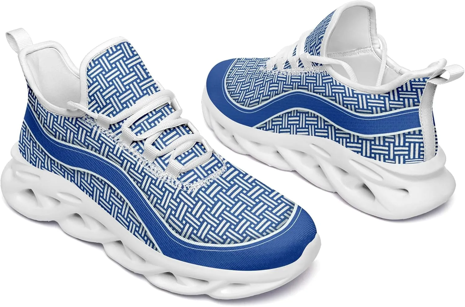 Personalized Men's Running Shoes, Customizable Non-Slip Gym Sneakers for Women Workouts Walking Tennis Daily Use