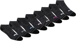 PUMA womens 8 Pack Low Cut Socks