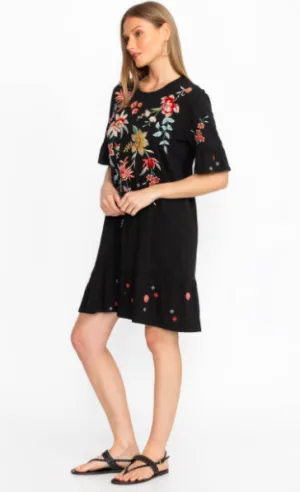 Ruffle Sleeve Knit Dress-Andrean