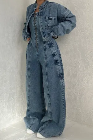 Sara – Structured fit – Versatile style - Denim set