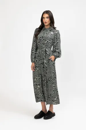 Seeking Lola - Muse Dress - Sage Swirl