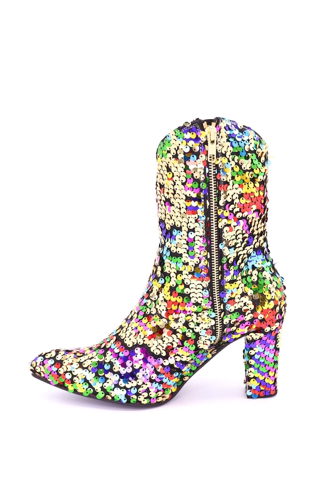 SEQUIN ANKLE BOOTS CARLOTTA