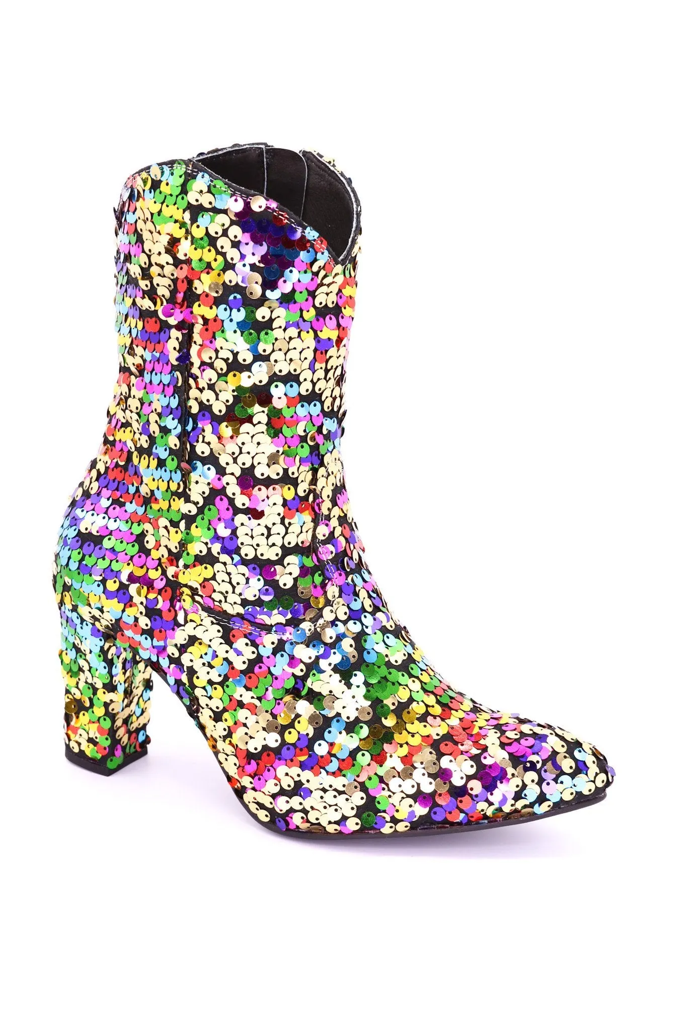 SEQUIN ANKLE BOOTS CARLOTTA