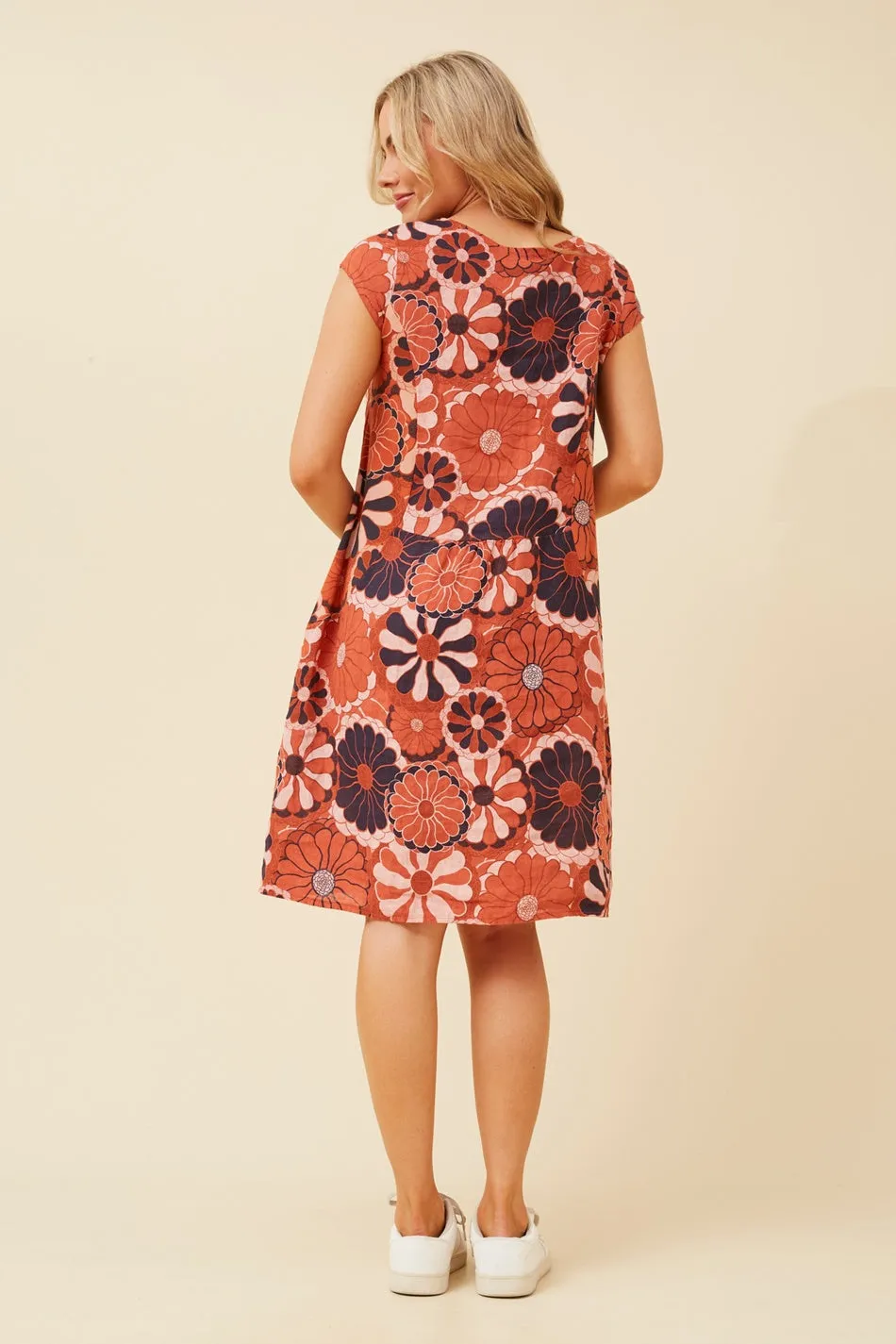 SISLEY FLORAL SHORT DRESS