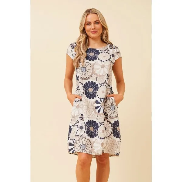 SISLEY FLORAL SHORT DRESS