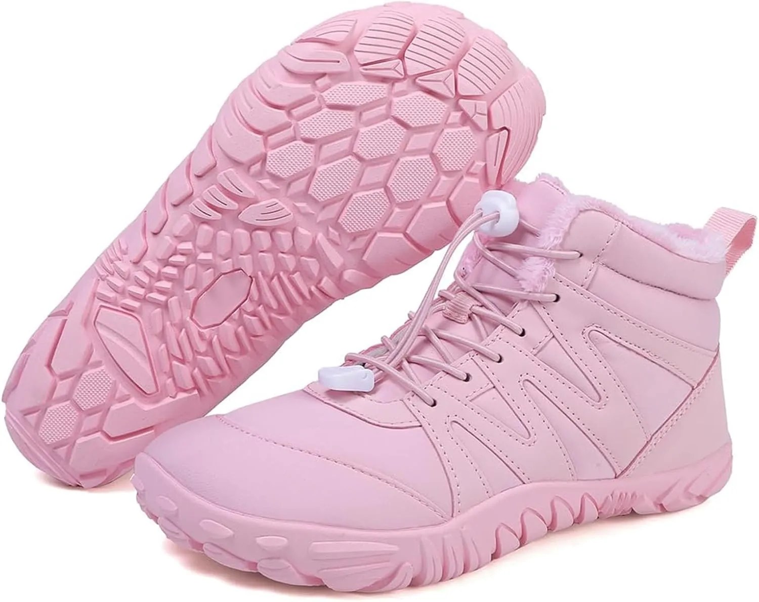 Snow Boots for Mens Womens Winter Barefoot Shoes Non-Slip Waterproof Outdoor Hiking Sneakers Walking Shoes