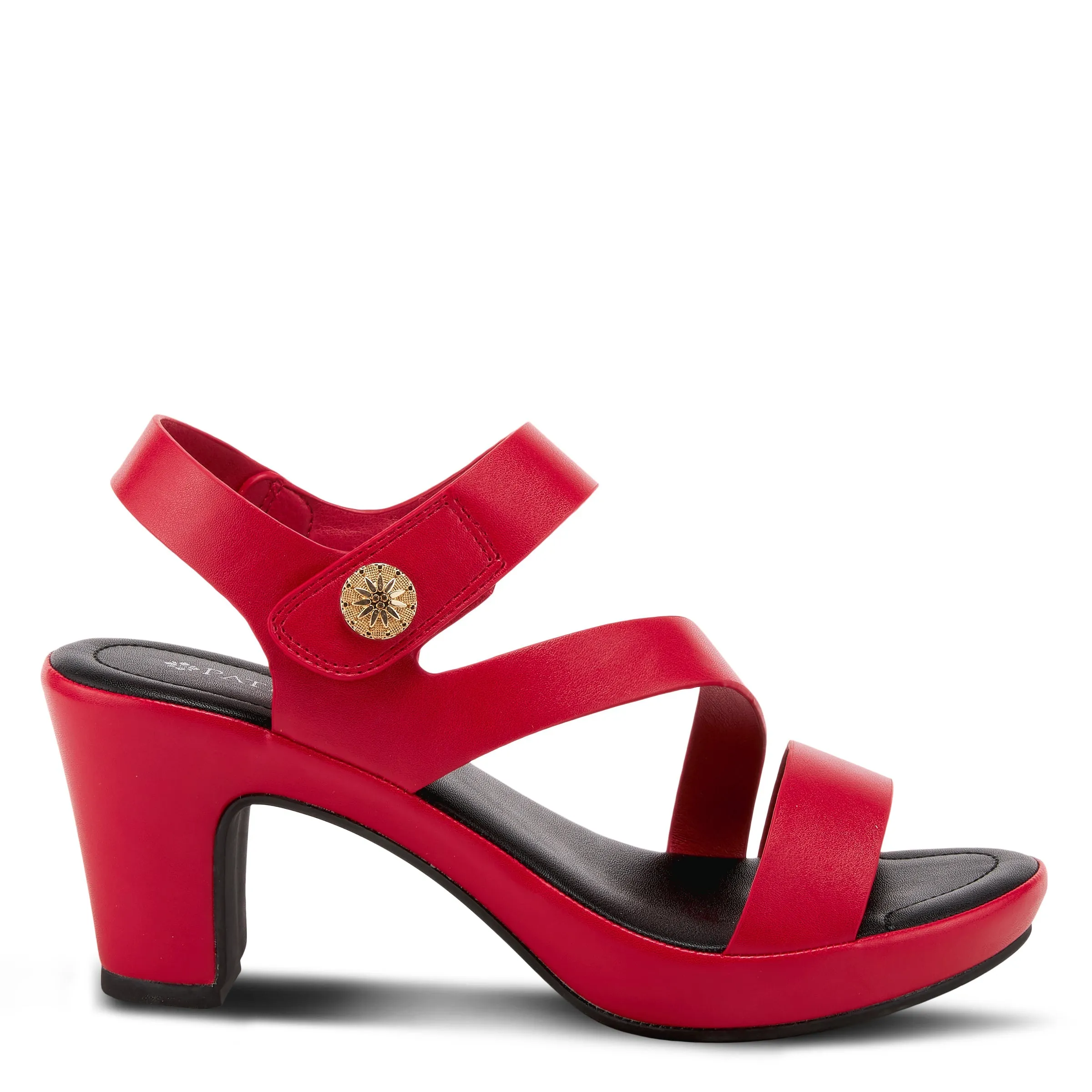 Spring Step Shoes  Patrizia Asymadade Sandal Women's Vegan Comfort Heel