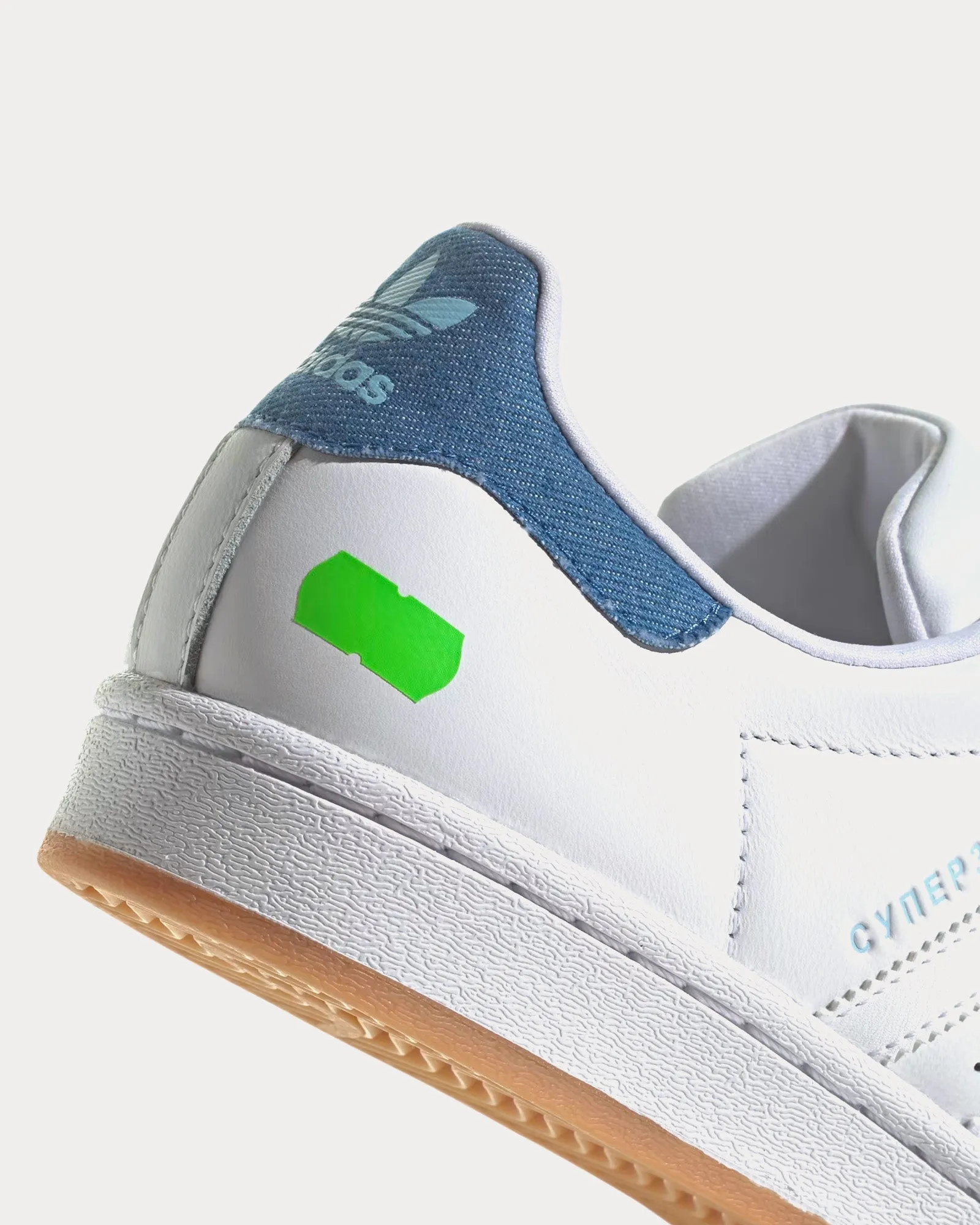 Superstar Cloud White / Cloud White / Clear Blue Low Top Sneakers