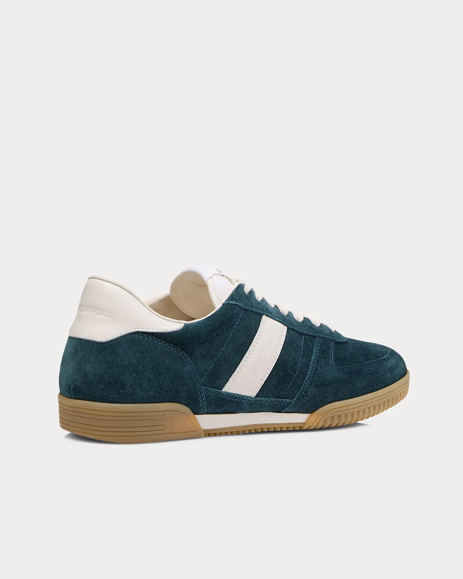 Terence Leather & Suede Navy Low Top Sneakers