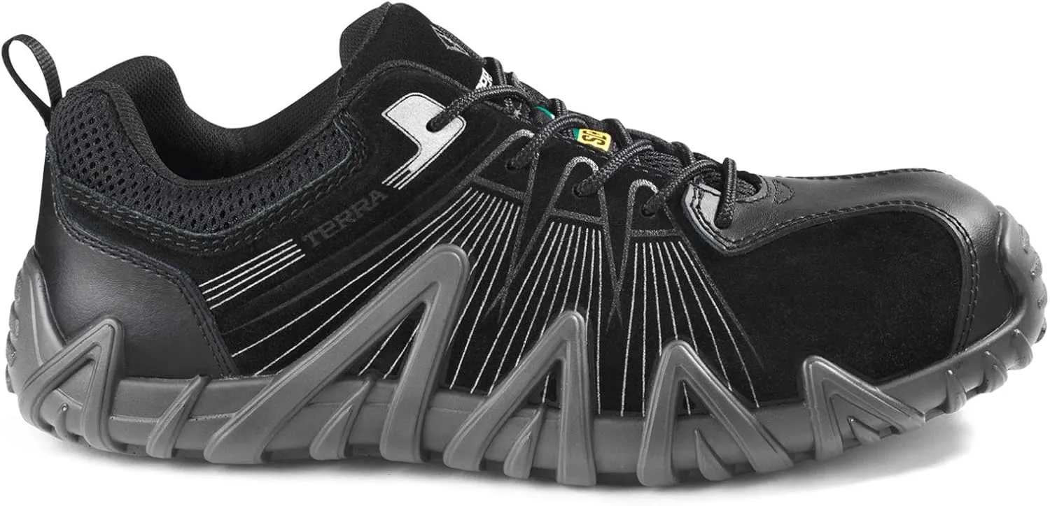 Terra Men's Spider X Low Composite Toe Athletic Safety Work Shoe Industrial
