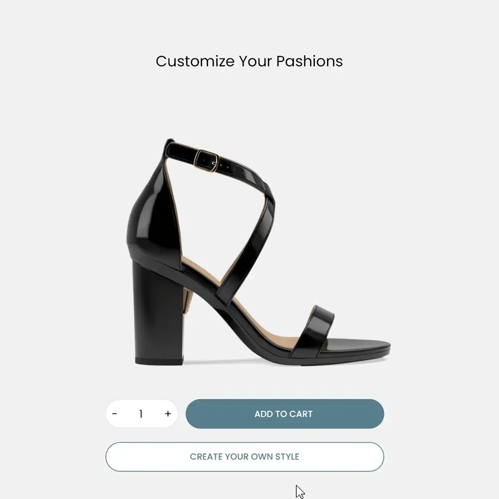 The Sandal - Coal Patent   Block Heel Kit 4 Coal