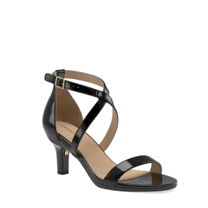 The Sandal - Coal Patent   Stiletto Heel Kit 3 Coal