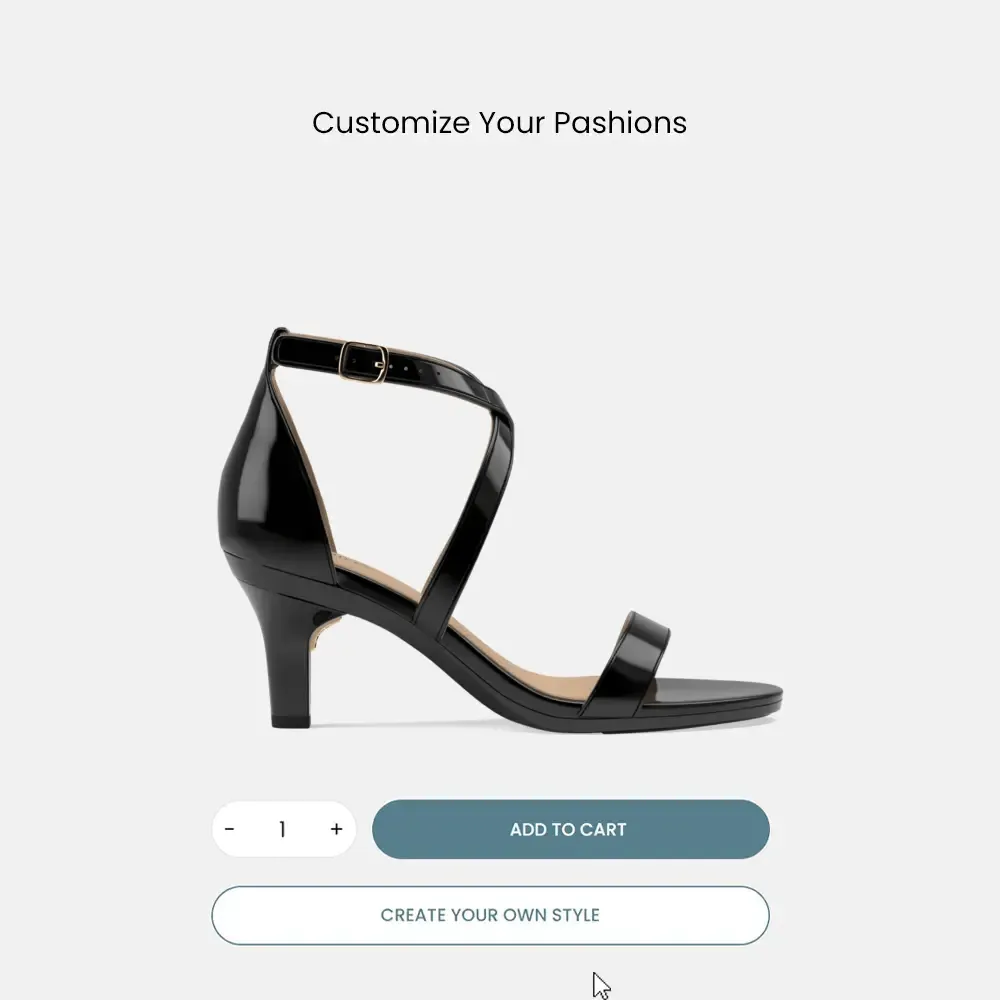 The Sandal - Coal Patent   Stiletto Heel Kit 3 Coal