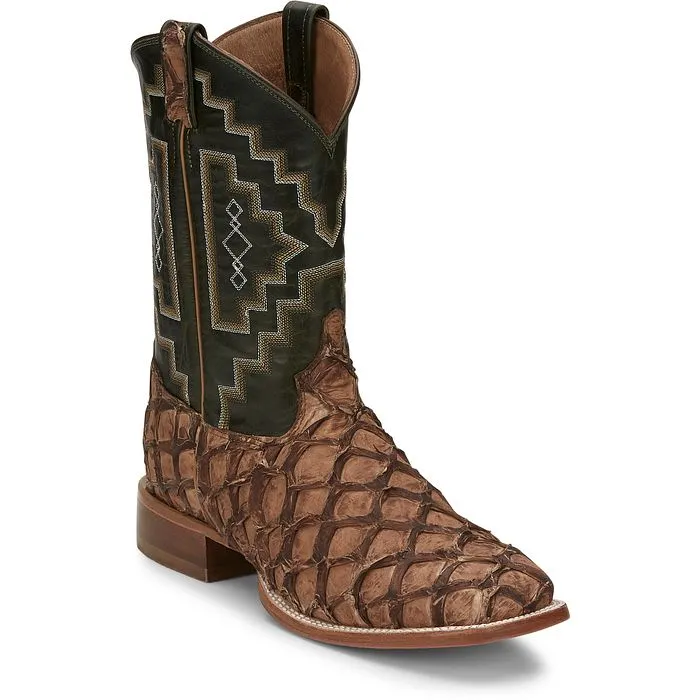 TONY LAMA MENS LEVIATHAN 11" PIRARUCU STYLE 6082