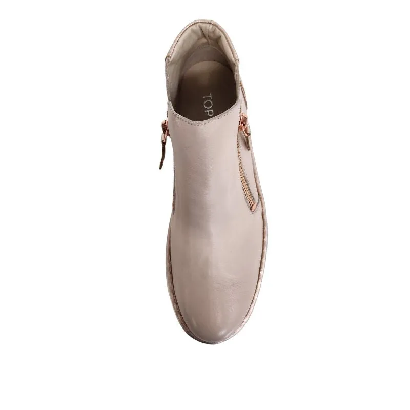 Top End Edda Dusty Pink Pale Rose Gold Leather