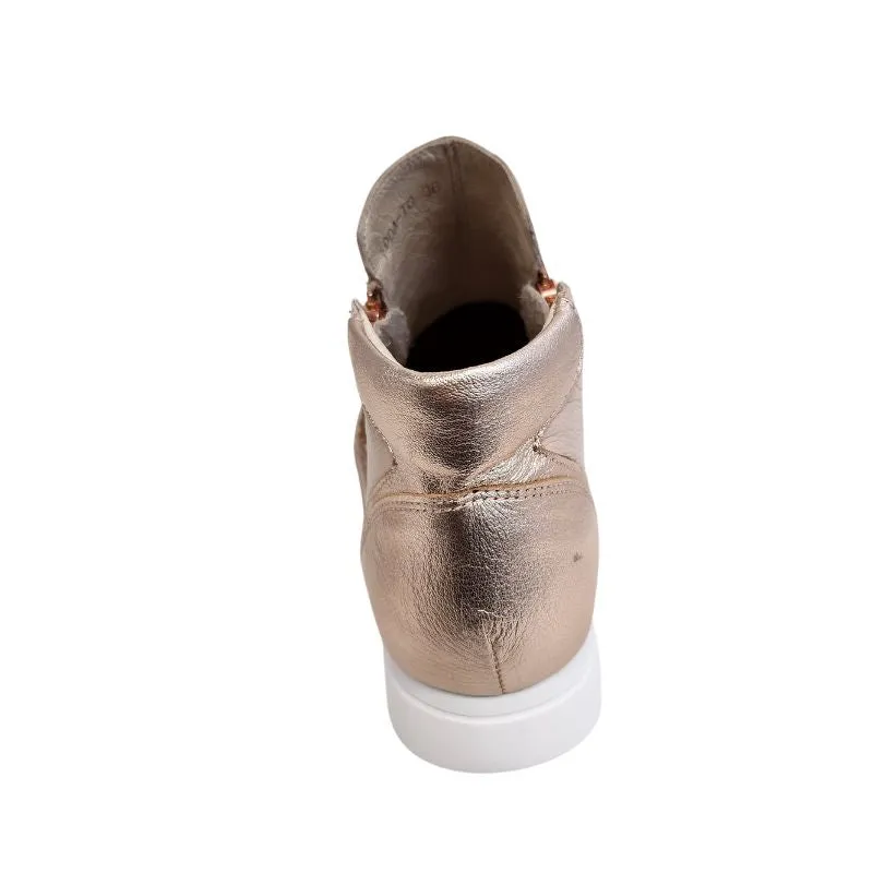 Top End Edda Dusty Pink Pale Rose Gold Leather