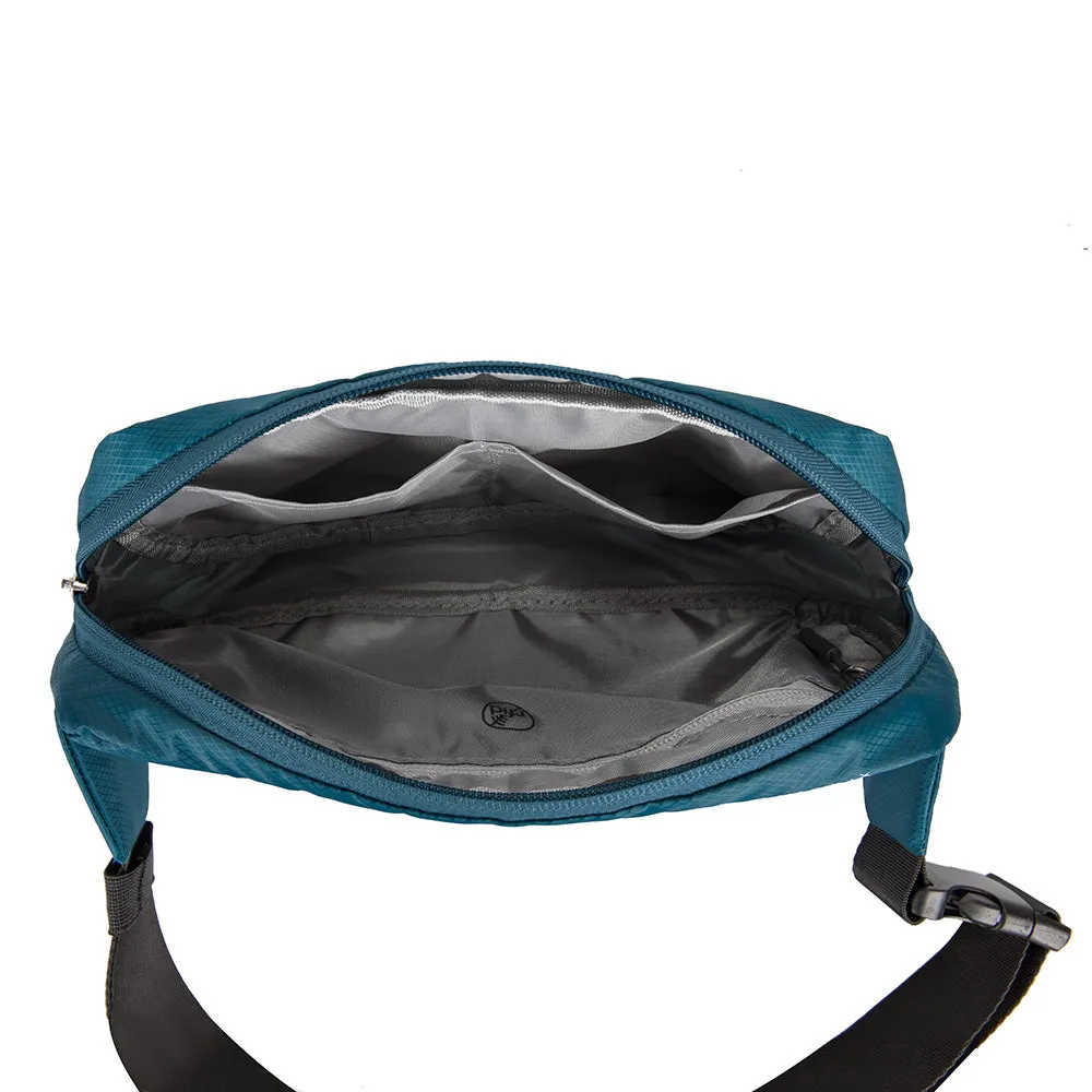Travelon WTE Convertible Sling Waist Pack Peacock Teal