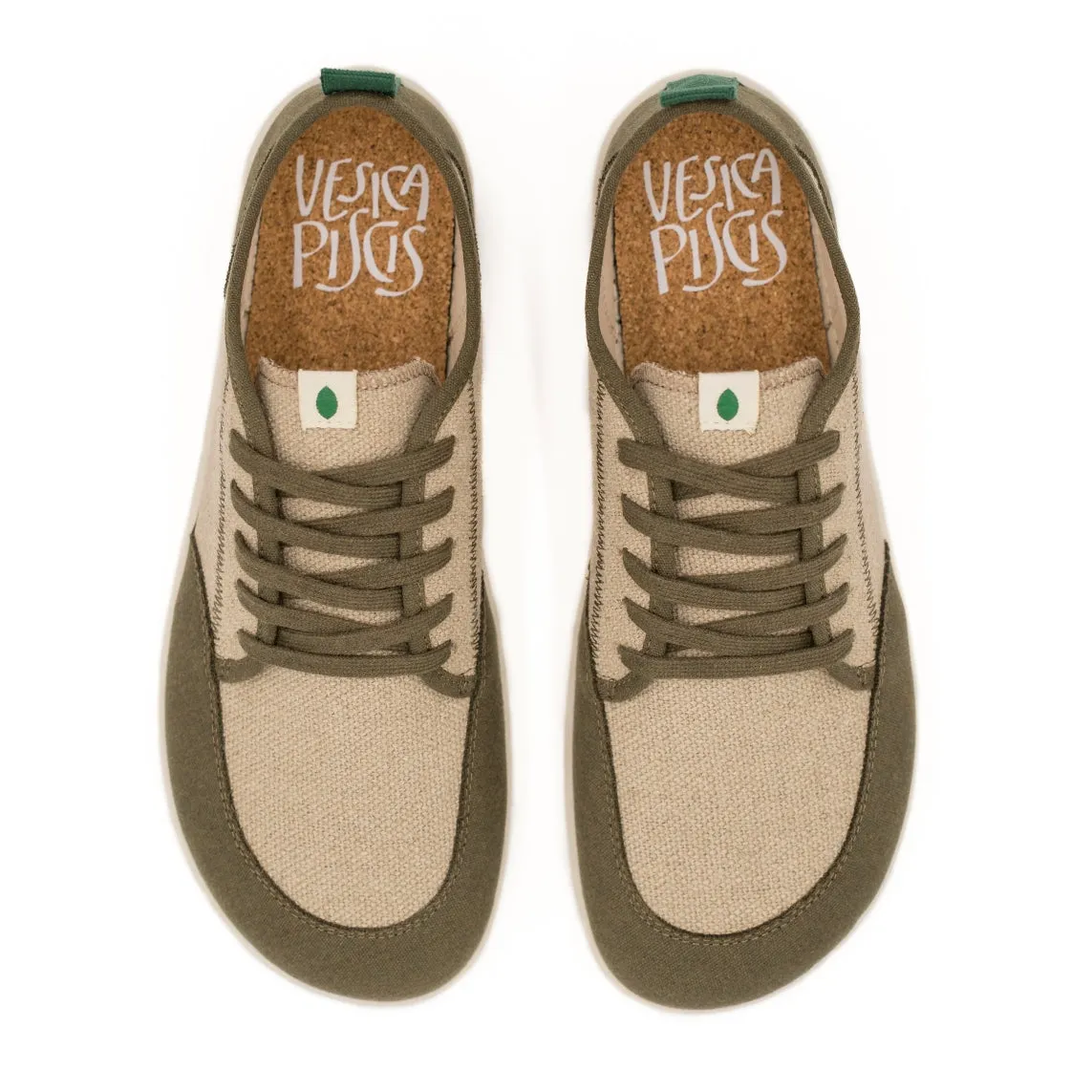 Vegan barefoot khaki-linen TON017