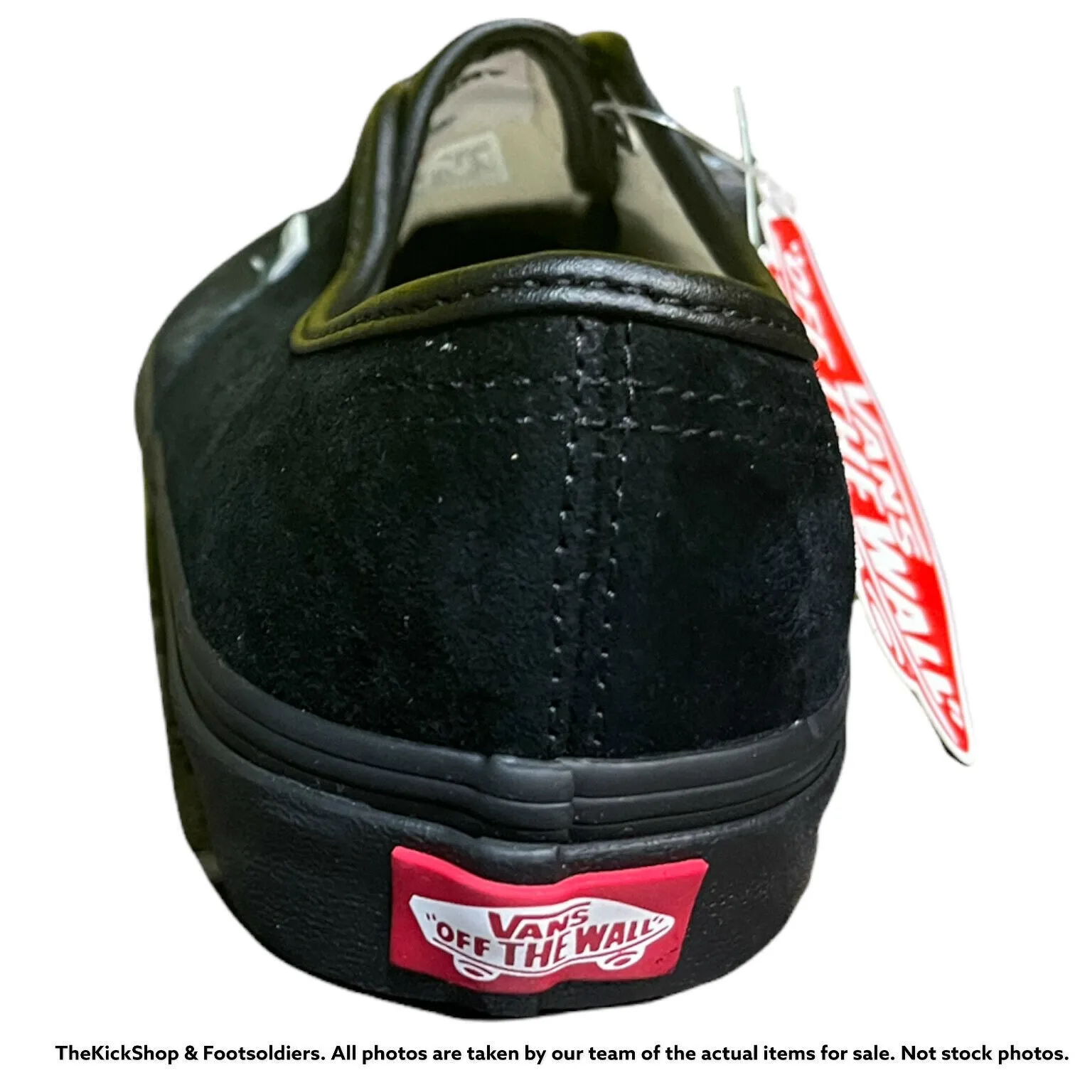VN0A2Z5I18L1 VANS Authentic Pig Suede (Black) Men Size 5.5 | Women Size 7