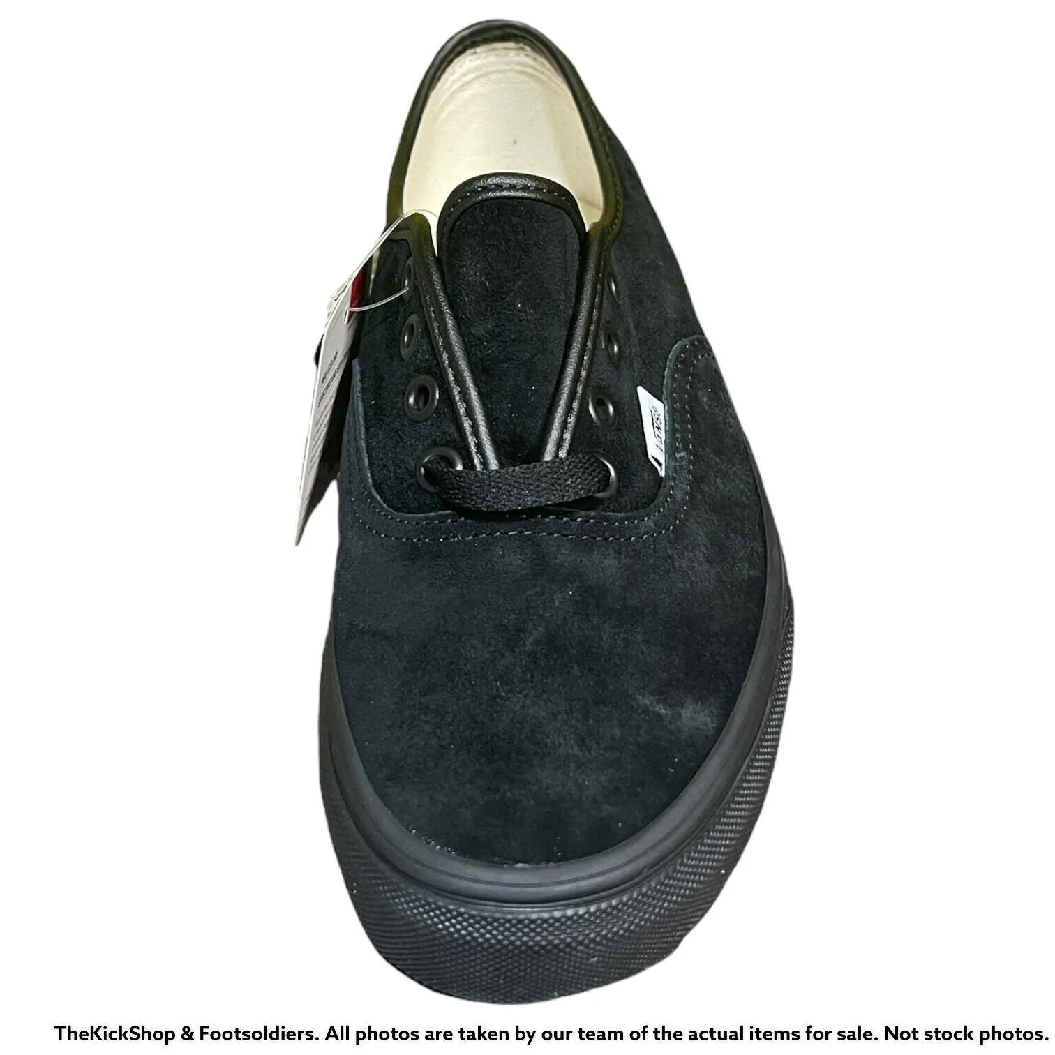 VN0A2Z5I18L1 VANS Authentic Pig Suede (Black) Men Size 5.5 | Women Size 7
