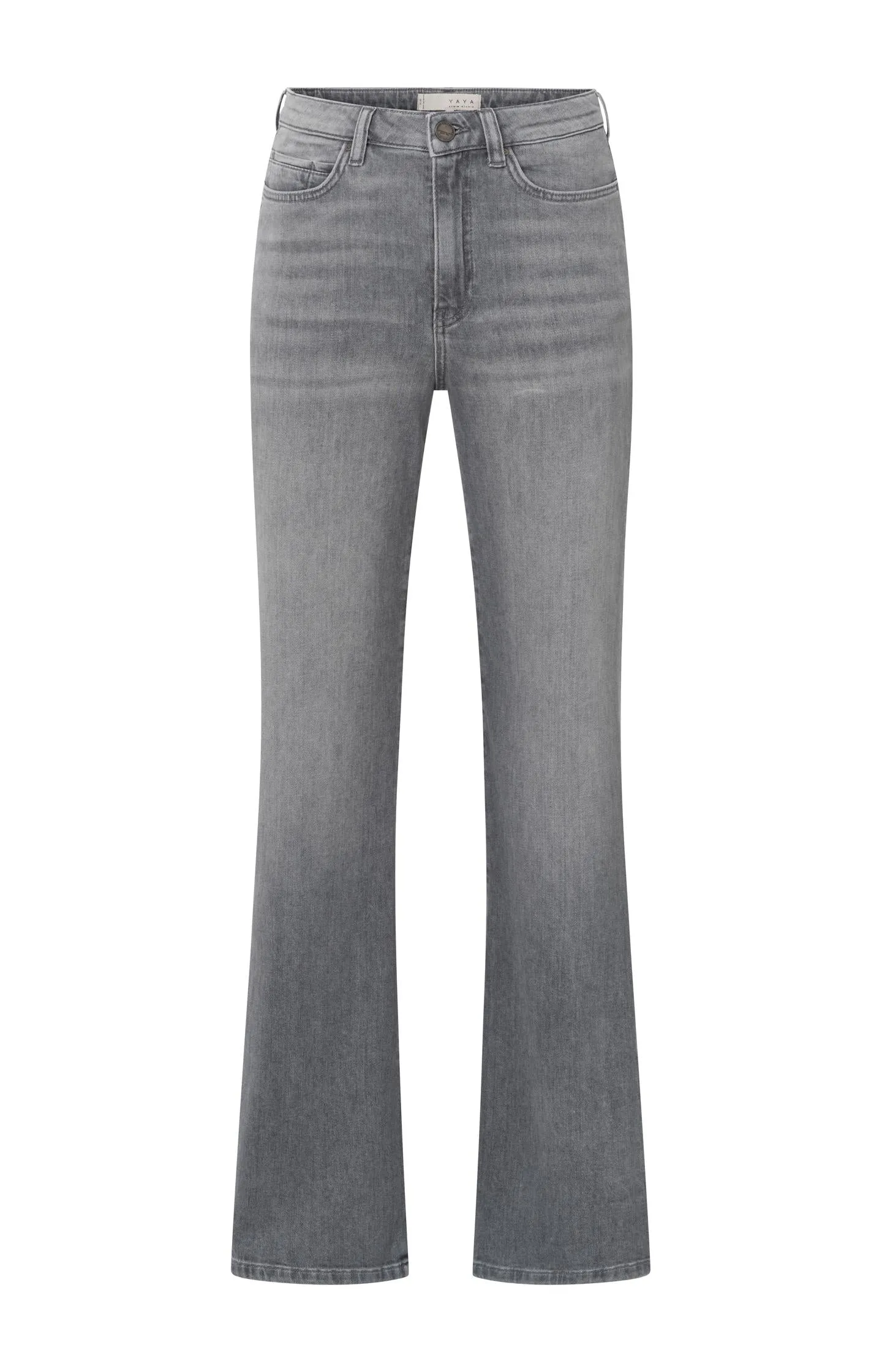 Wide-leg jeans with high waist (L34)