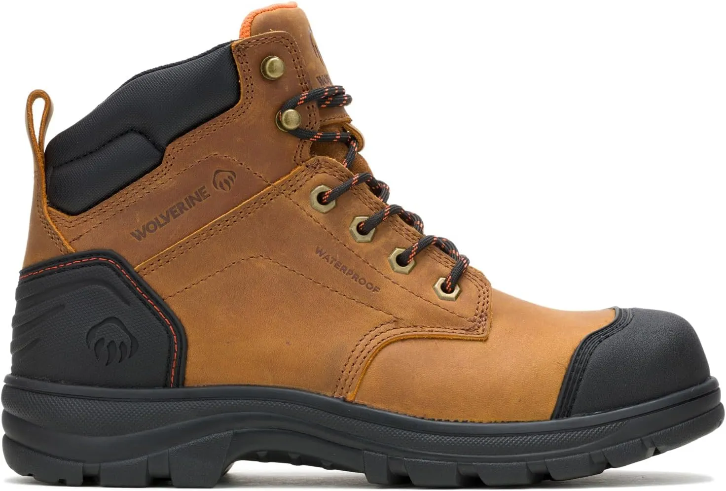 WOLVERINE Men's Carlsbad Cap-Toe 6" Construction Boot
