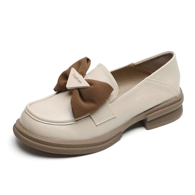 Women Autumn Casual Fashion Bowknot Loafers