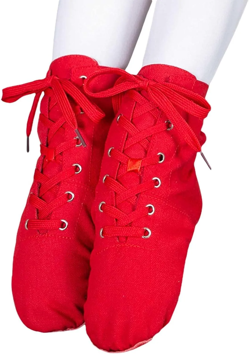 Women Men Canvas Casual Shoes House Shoes Jazz Boots Dance Shoes Soft Soled Exercise Shoes Womens Sneaker