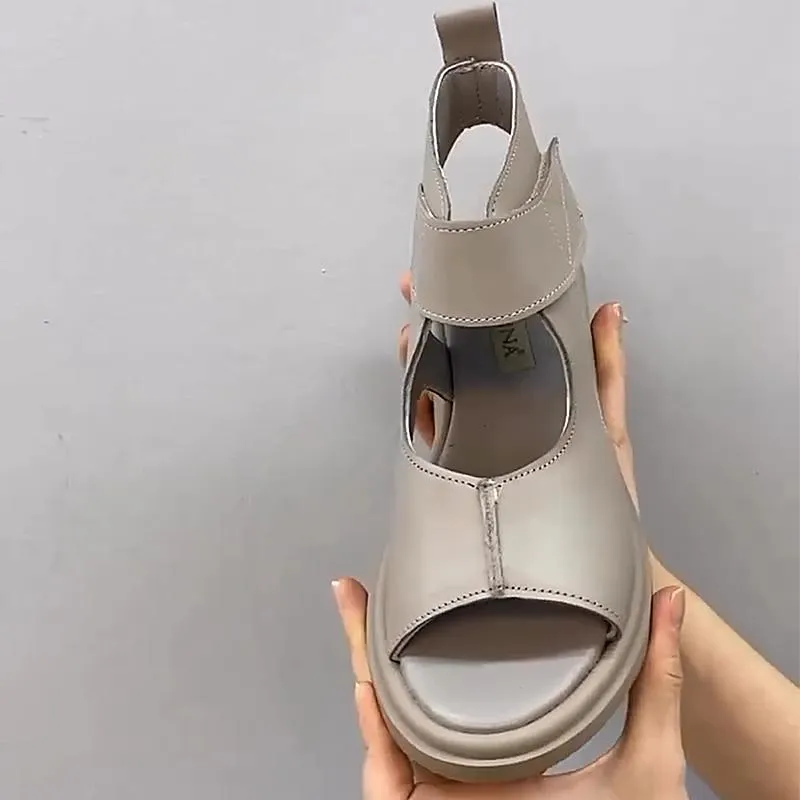 Women's Comfort Soft Sole Leather Sandals