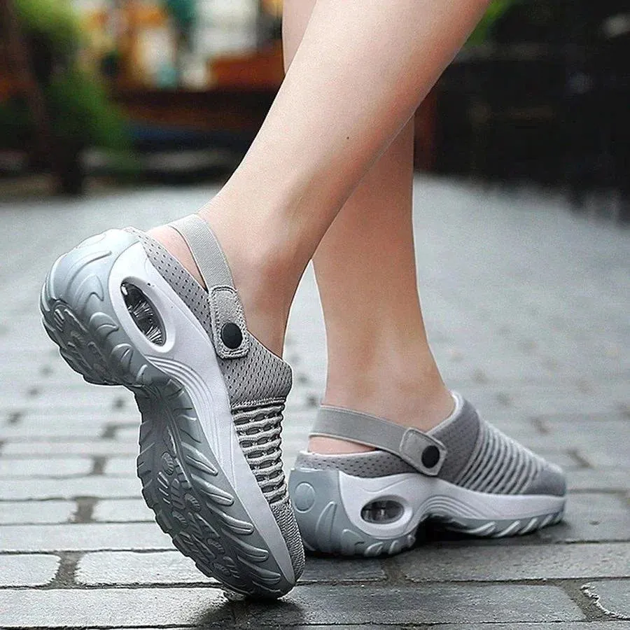 Womens Orthopedic Shoes  Air Cushion Sole  Breathable Mesh  Casual Comfort Fit