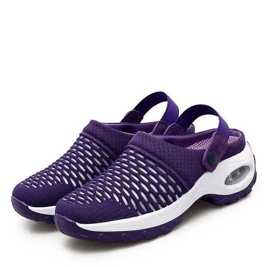 Womens Orthopedic Shoes  Air Cushion Sole  Breathable Mesh  Casual Comfort Fit