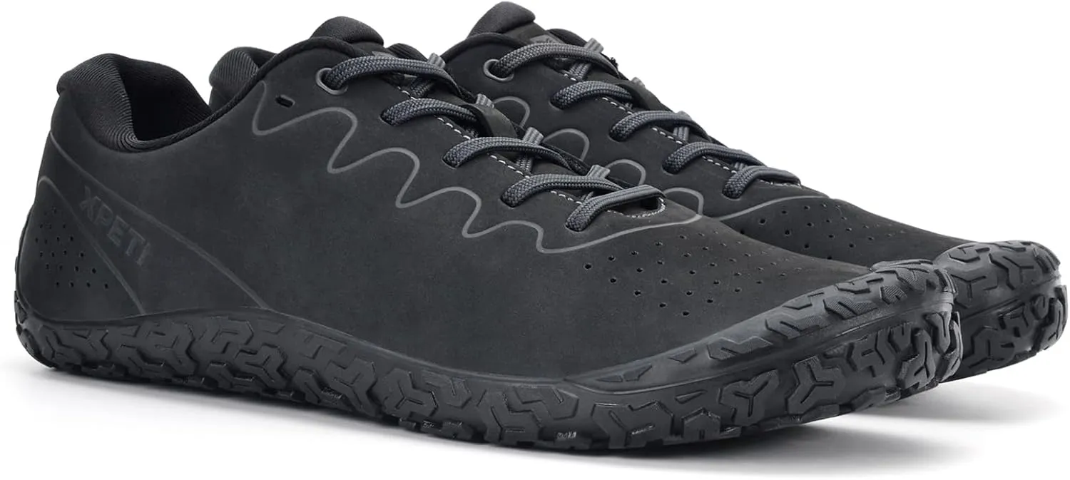 XPETI Mens Zen Leather Barefoot Shoes