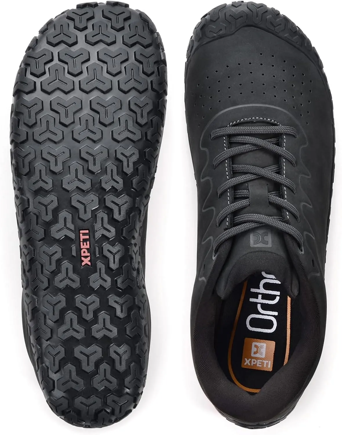 XPETI Mens Zen Leather Barefoot Shoes