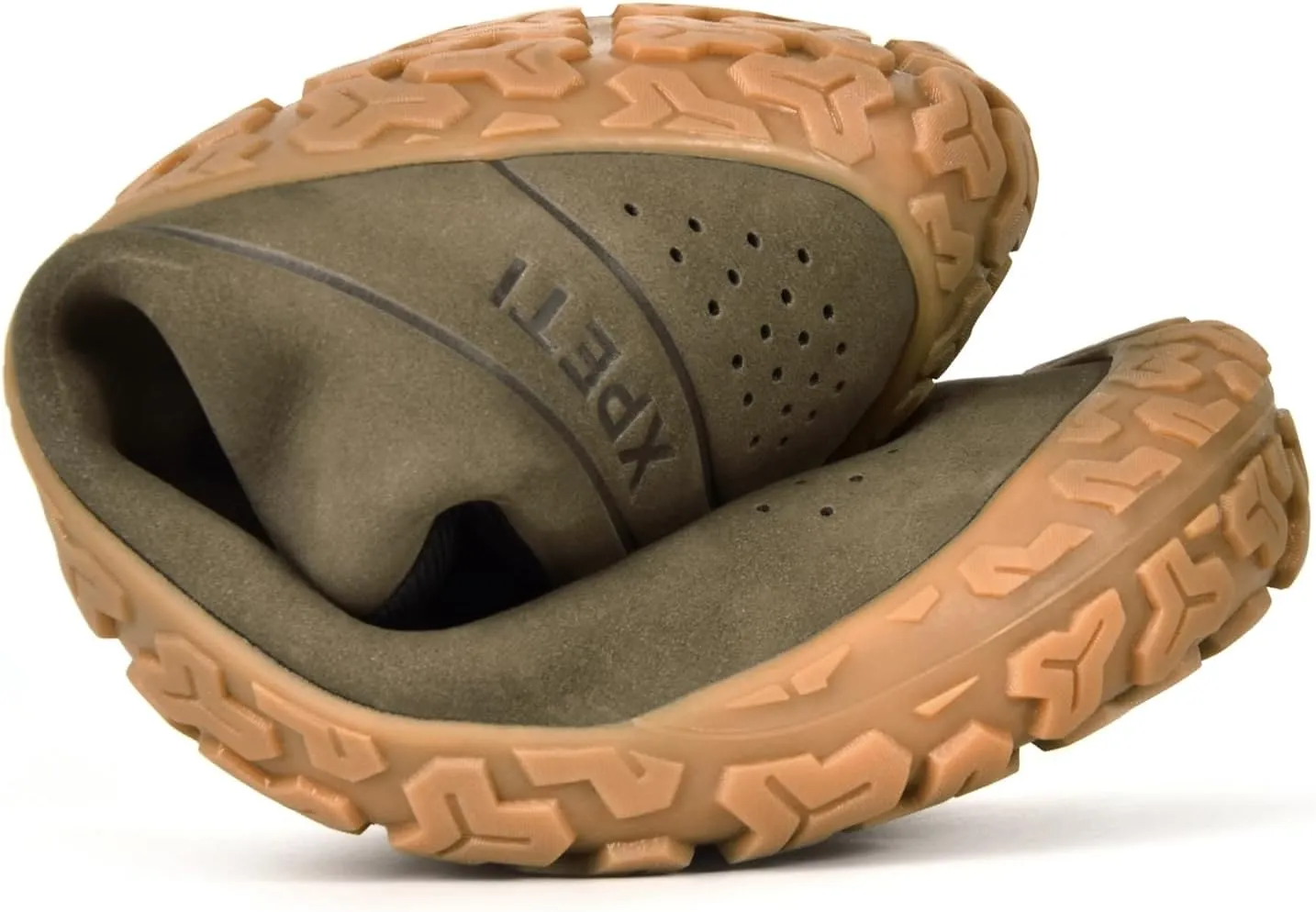 XPETI Mens Zen Leather Barefoot Shoes