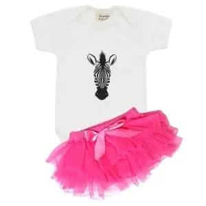Zebra Watermelon Bloomers Set